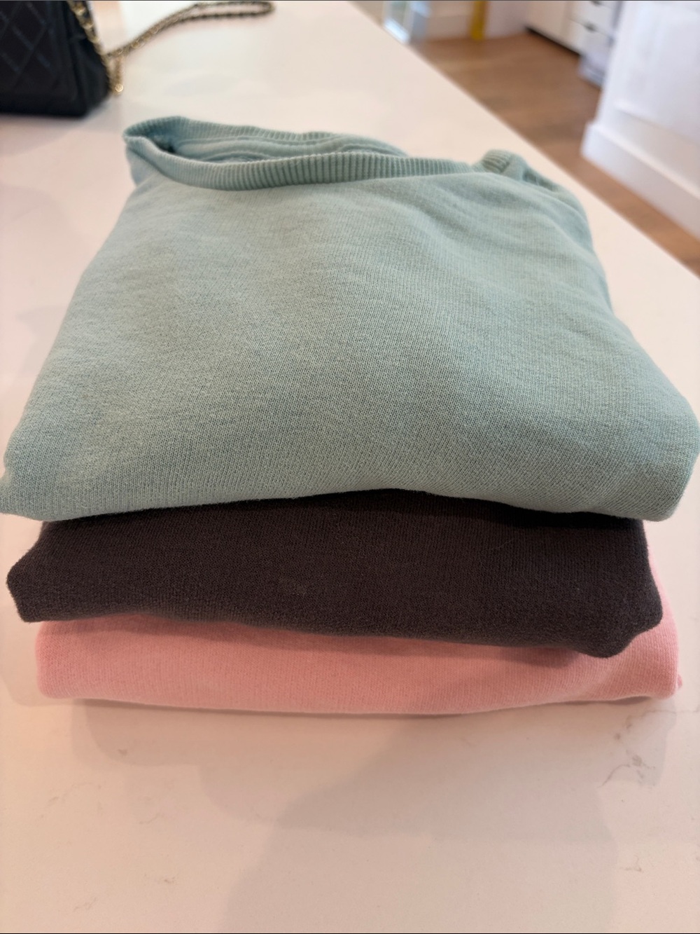 3 Zara Kids Sweatshirts - Mint Green, dark grey & Light Pink